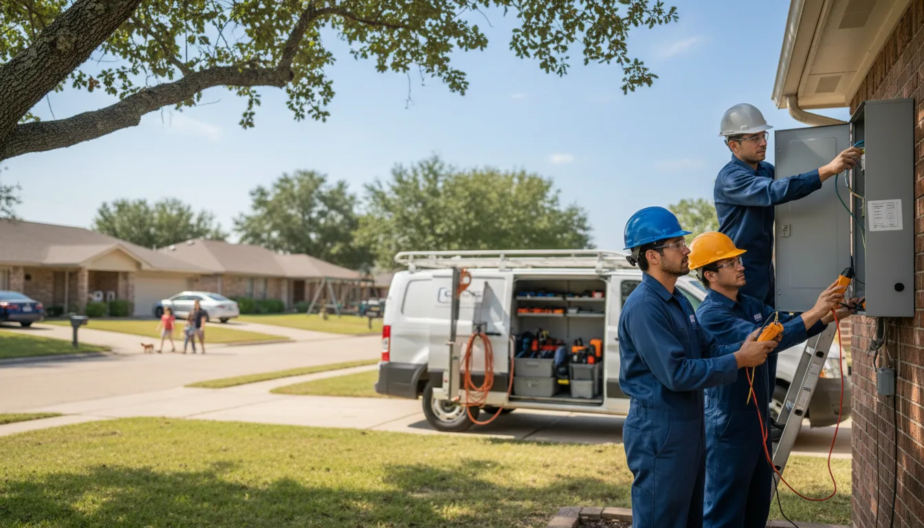 Certified electrician providing emergency electrical services in Greenbrier, AR
